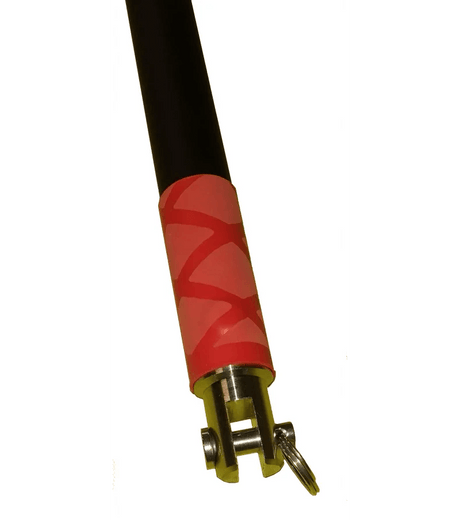 Stick aluminium compatible Hobie-Cat® avec gaine anti-dérapante et articulation en Inox.