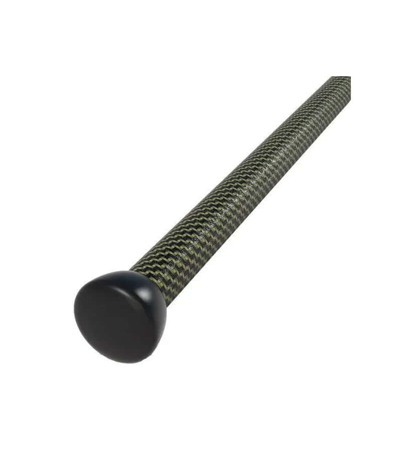 Stick en carbone/Kevlar de 23 mm - 1200 mm vue rapprochée, montrant la texture et la finition.