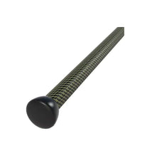 Stick en carbone/Kevlar de 23 mm - 1200 mm vue rapprochée, montrant la texture et la finition.