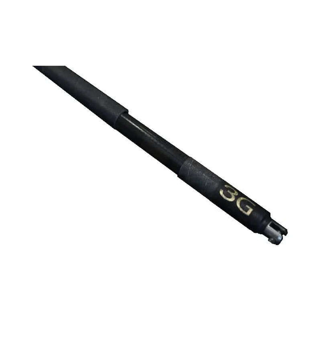 Stick télescopique Carbone 1.55/2.85m, détail du tube avec marquage 3G, ultra-léger et en carbone.
