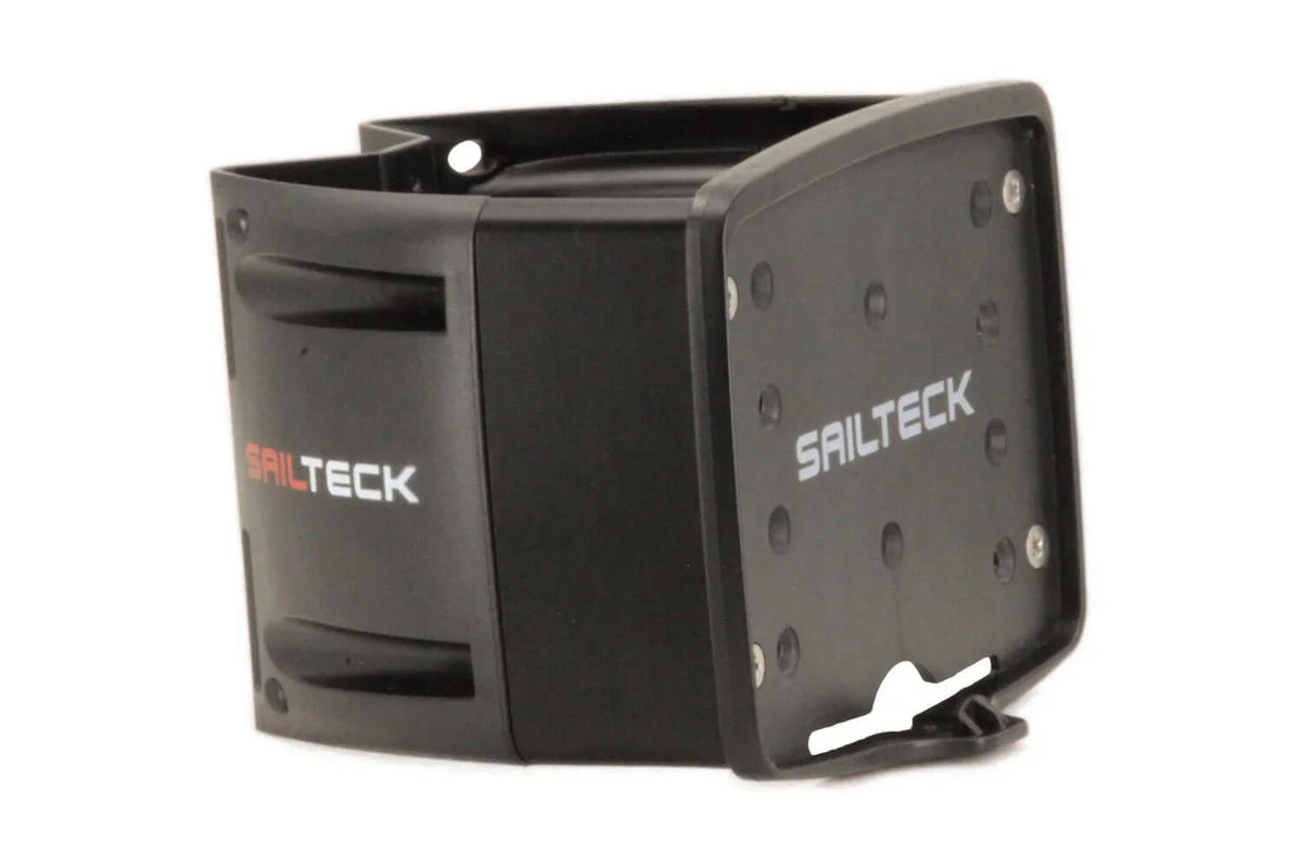 Support SK04 pour compas SK01/02 de Sailteck, mât adaptable, avec goupille et sangles de fixation.