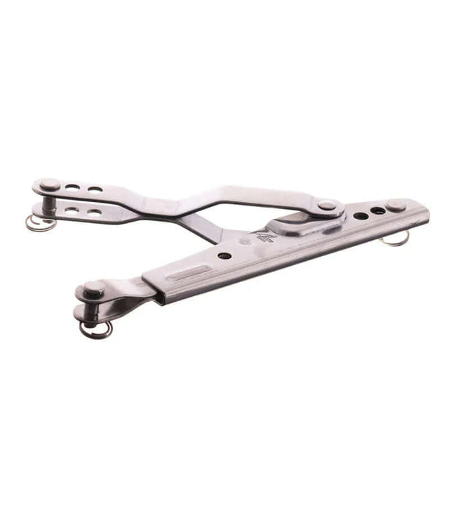 Tendeur INOX fermé en acier inoxydable marin, longueur de 200 mm, avec système de fermeture sécurisé.