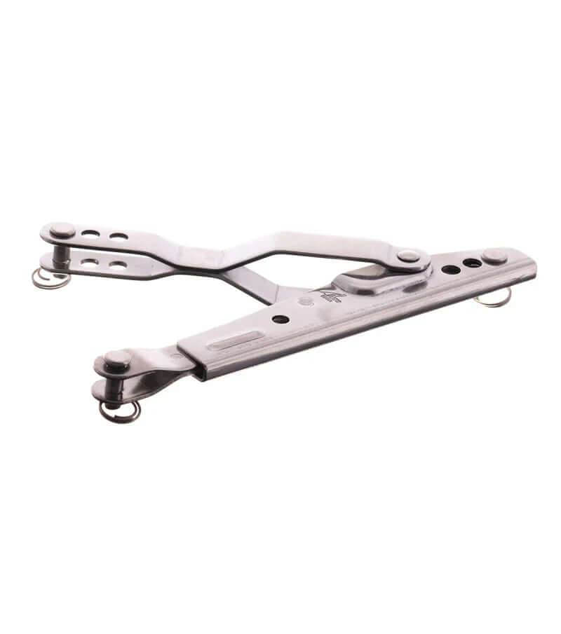 Tendeur INOX fermé en acier inoxydable marin, longueur de 200 mm, avec système de fermeture sécurisé.