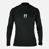 Top hydrophobe à manches longues noir avec logo Magic, idéal pour les conditions froides et humides.