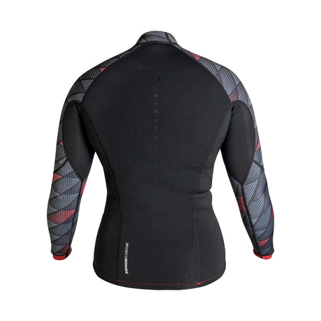 Top Racing Vest Neoprene Summer 1.5mm Flatlock women, arrière en néoprène M-Flex, design optimisé pour liberté de mouvement.