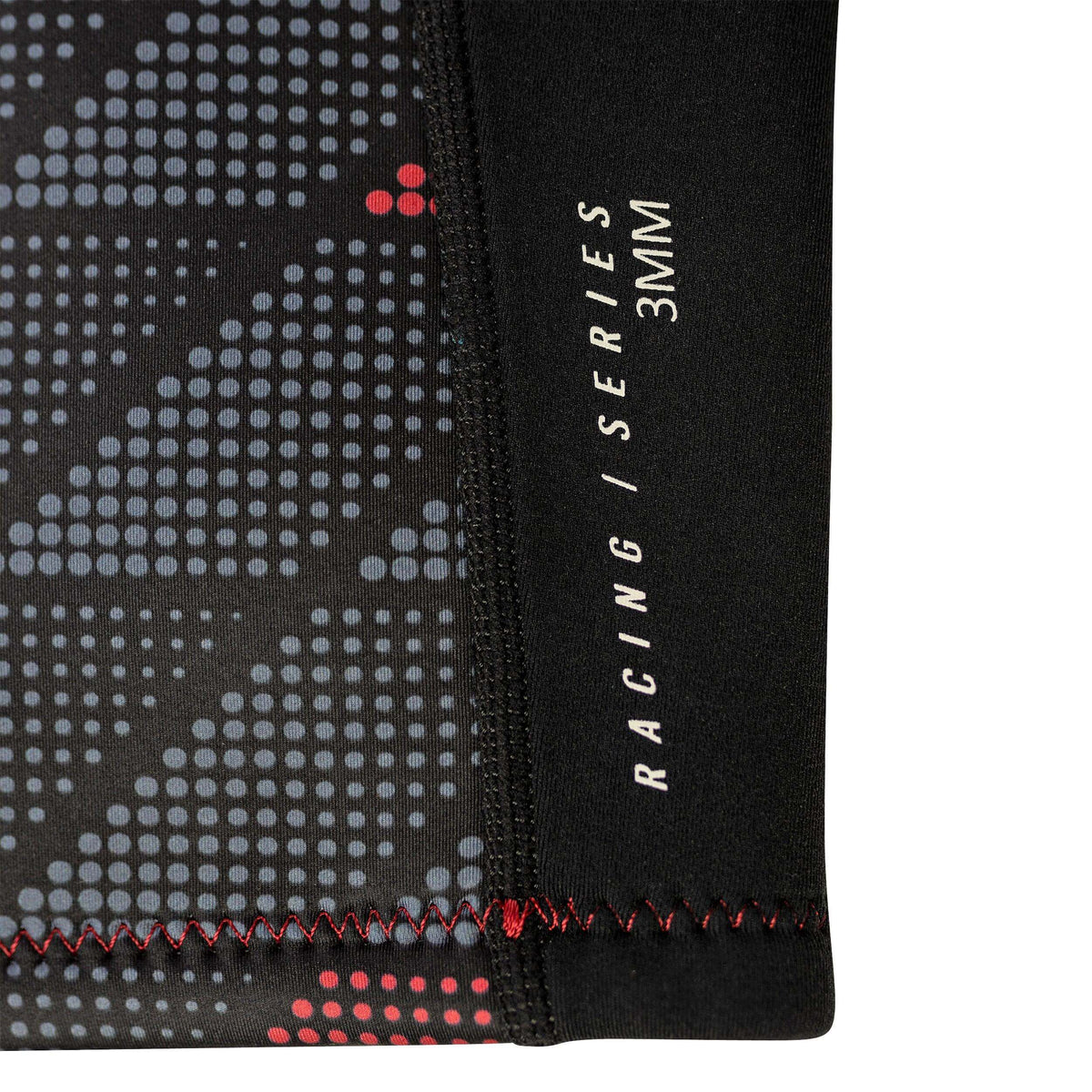 Top Racing Vest Neoprene Summer 3mm Flatlock women close-up showing 3mm flatlock stitching details and design.