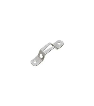 Vcleat inox Ø4-5mm, fixation pour cordage diamètre 4-5mm, entraxe 46mm, coinceur de livarde sur mat Optimist.