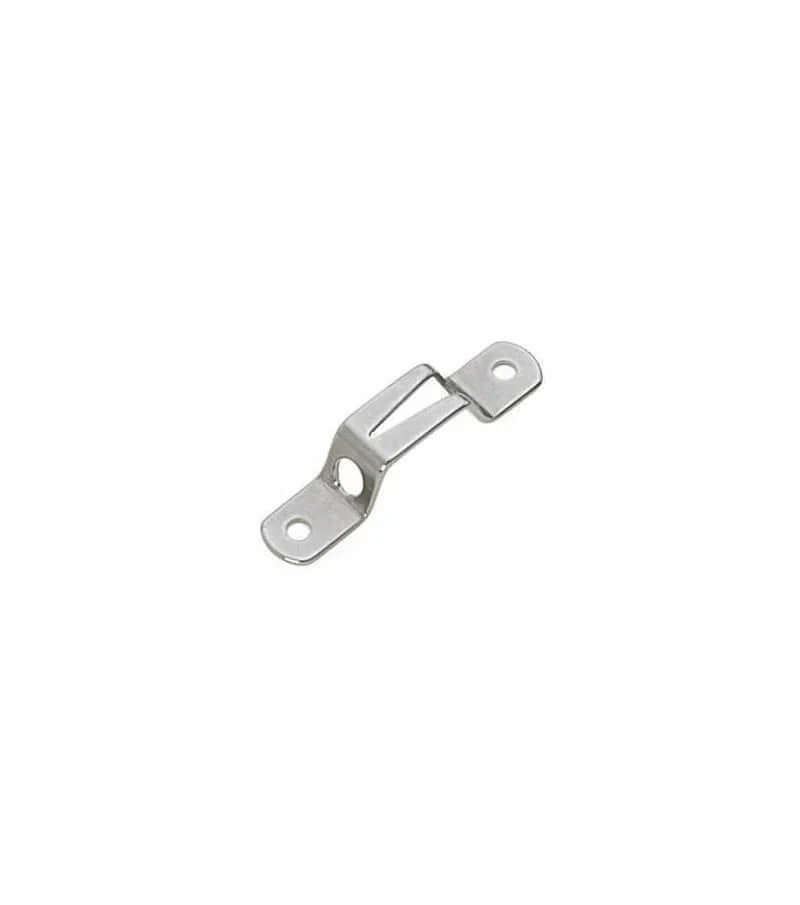 Vcleat inox Ø4-5mm, fixation pour cordage diamètre 4-5mm, entraxe 46mm, coinceur de livarde sur mat Optimist.