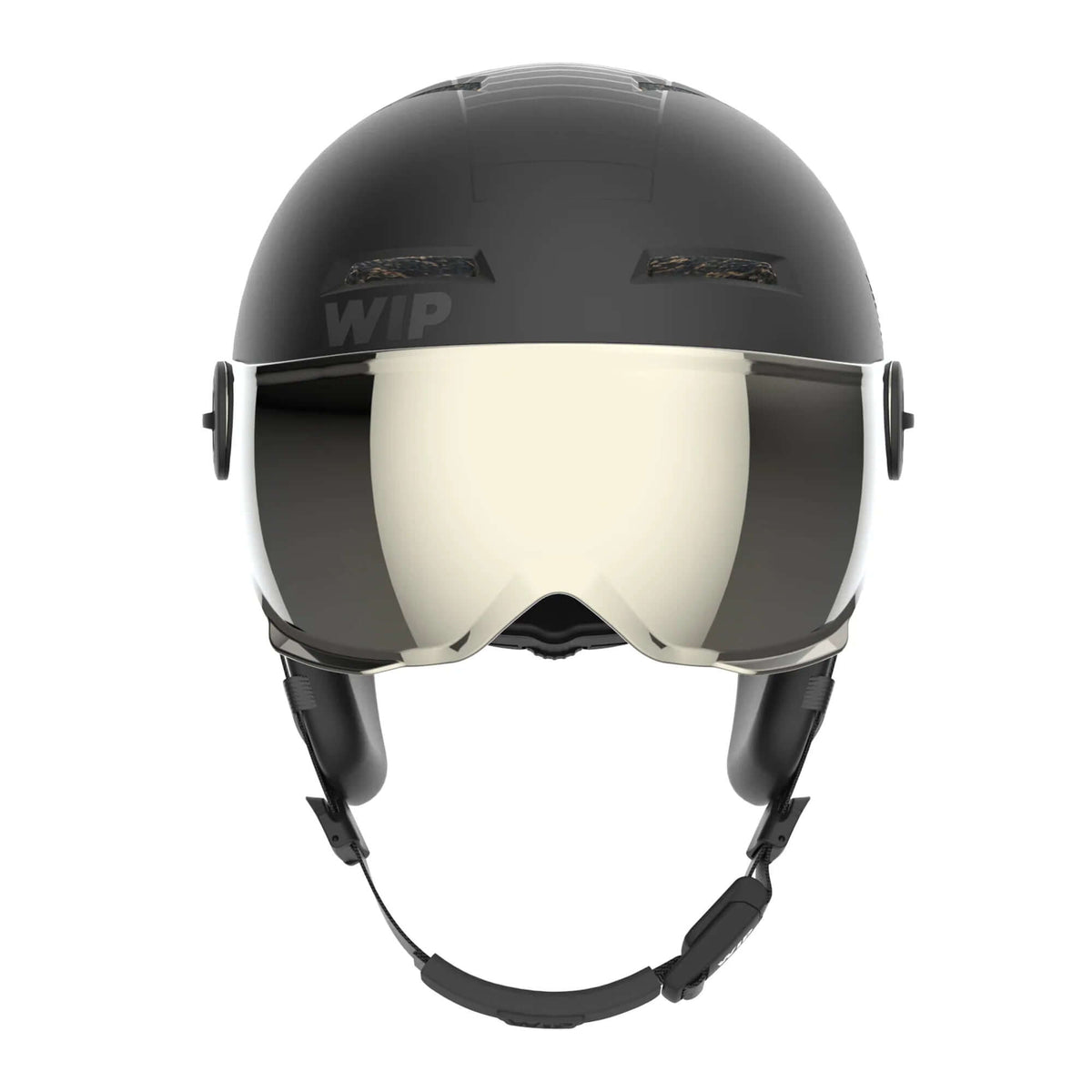 Visière pour casque X-OVER montée sur un casque WIP, offrant protection solaire et confortable.