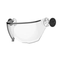Visière standard pour casque X-OVER, visière de rechange transparente pour protection contre le vent