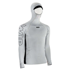 Overtop HOODED UV RASHGUARD LONG SLEEVE en polyamide spandex, protection UV +50, causant une protection optimale.