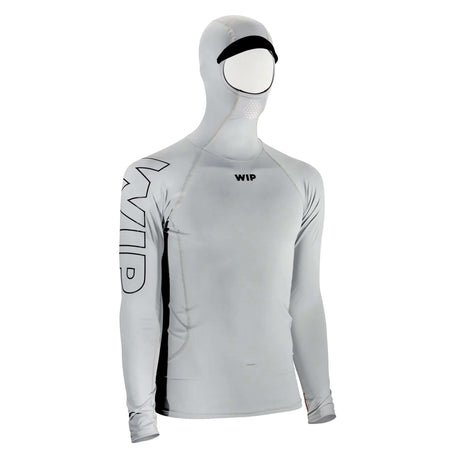 Overtop HOODED UV RASHGUARD LONG SLEEVE en polyamide spandex, protection UV +50, causant une protection optimale.
