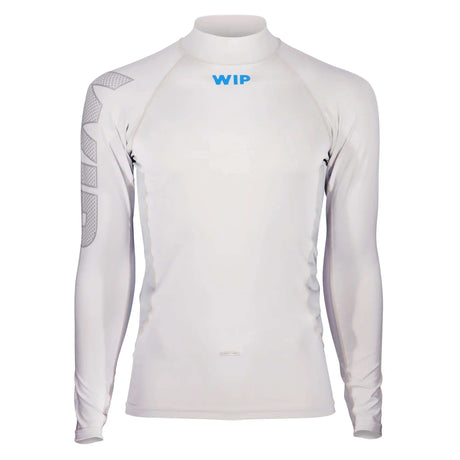 Overtop LONG SLEEVE RASHGUARD GREY avec tissu en polyamide spandex, protection solaire UV +50, coupe ergonomique.