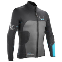 Top néoprène ZIP NEO TOP 2,5 mm WIP à zip frontal, vue de face
